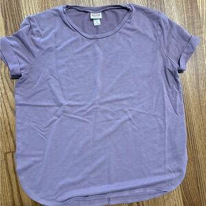 Mossimo Supply Co. Lavender Short Sleeve Tee